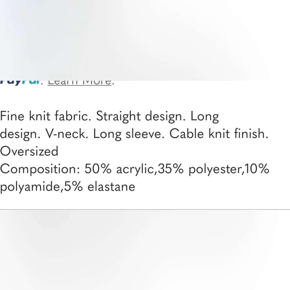 MANGO Oversized v-neck sweater - Picture 5 of 7